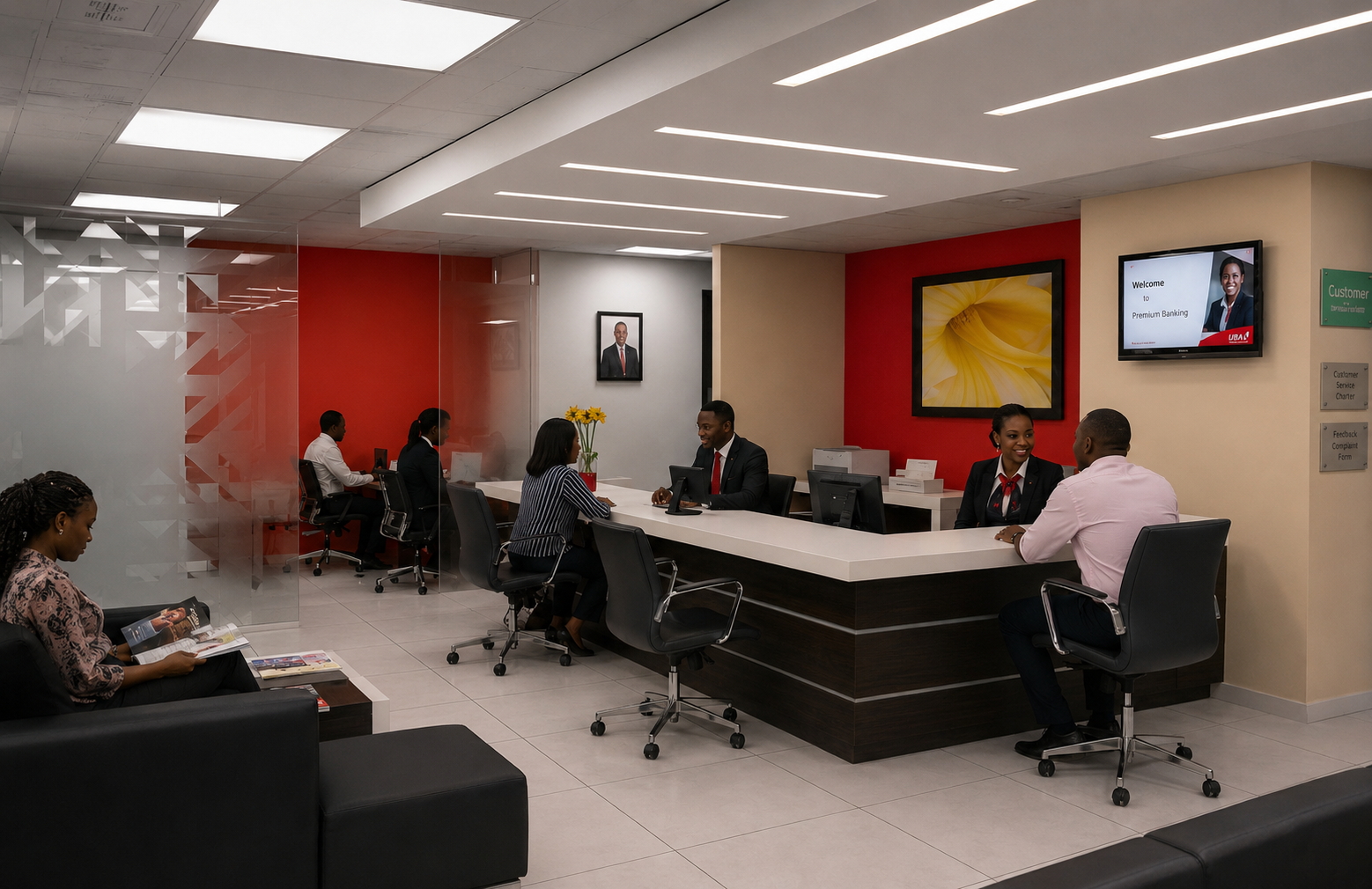CBA customer service area