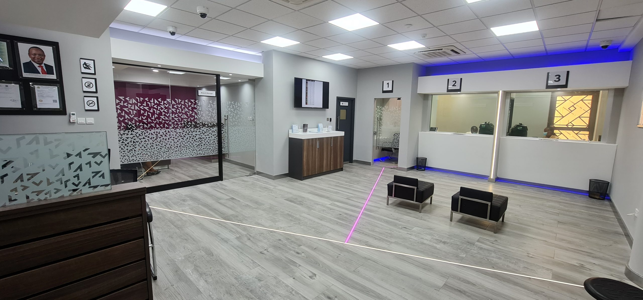 NCBA branch interior
