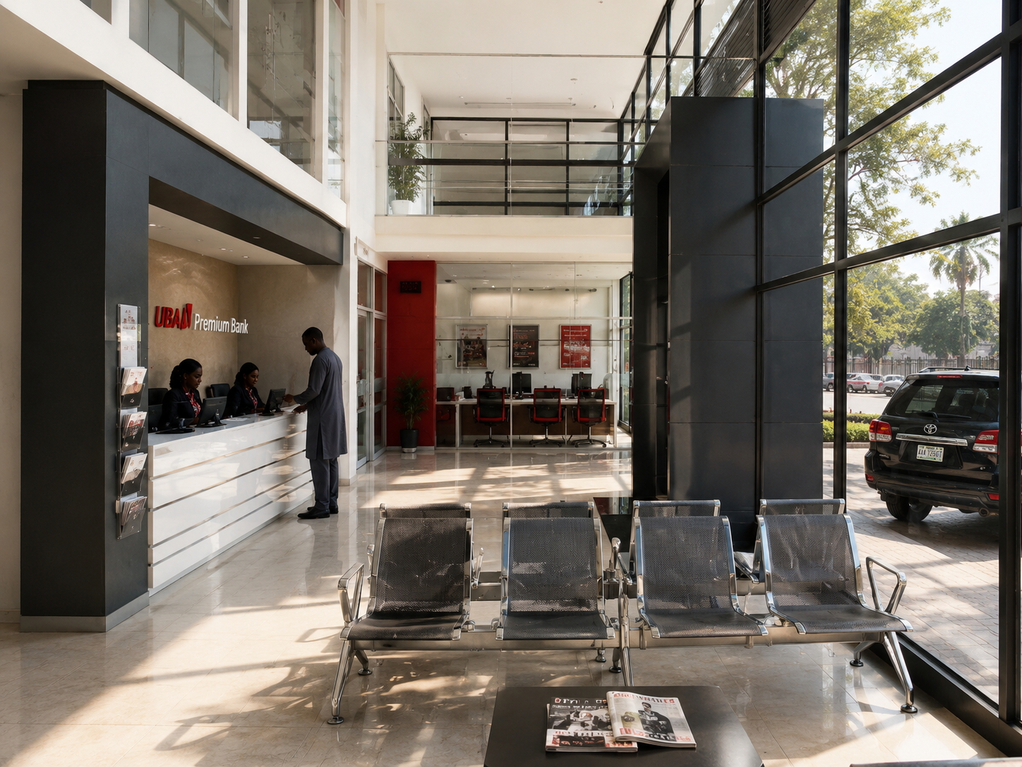 UBA Prestige banking interior